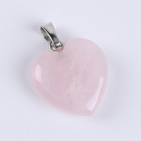 Cœur en Quartz Rose 'Tendresse' –