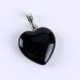 Pendentif Cœur "Enracinement" en Onyx