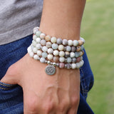 Mala Classique "Bonheur et Tendresse" en Amazonite