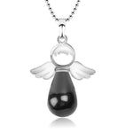 Pendentif Ange Gardien "Enracinement" en Onyx