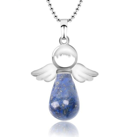 Pendentif Ange Gardien "Regain de Confiance" en Lapis Lazuli