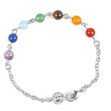 Bracelet chaîne "Guérison" 7 Chakras