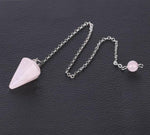 Pendule Reiki "Tendresse" en Quartz Rose