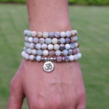 Mala Classique "Bonheur et Tendresse" en Amazonite